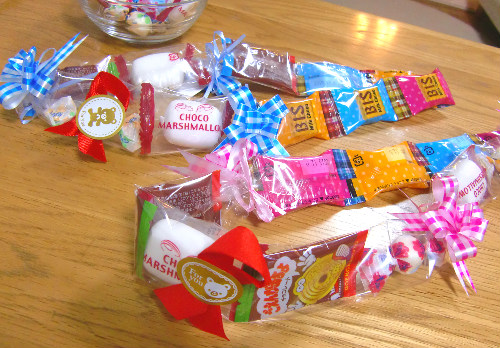 キャンディレイの作り方 100均のダイソー セリアで揃う袋とマスキングテープで簡単に こよみのふせん